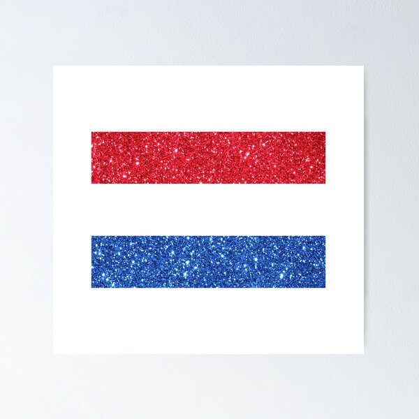 Item preview, netherlands glitter flag designed and sold by designsbysamantha.