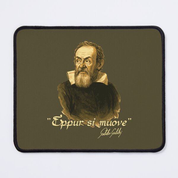 Item preview, Galileo Galilei "Eppur si muove" designed and sold by MehMerchTees.