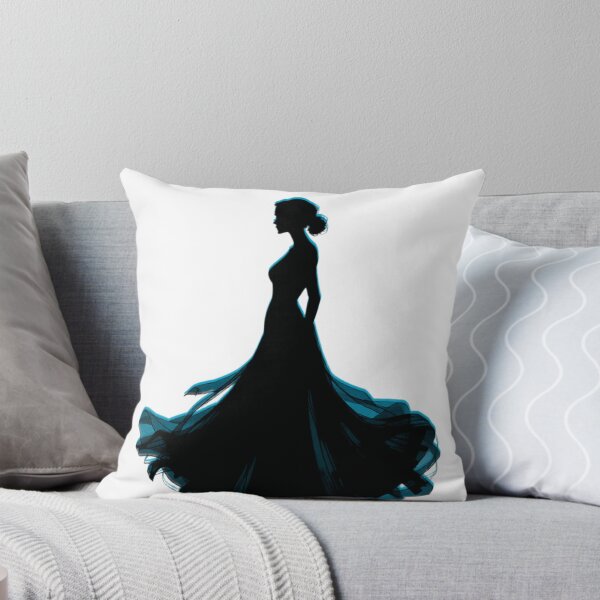 Item preview, a silhouette of a woman in a long dress designed and sold by B.P.Fashion.