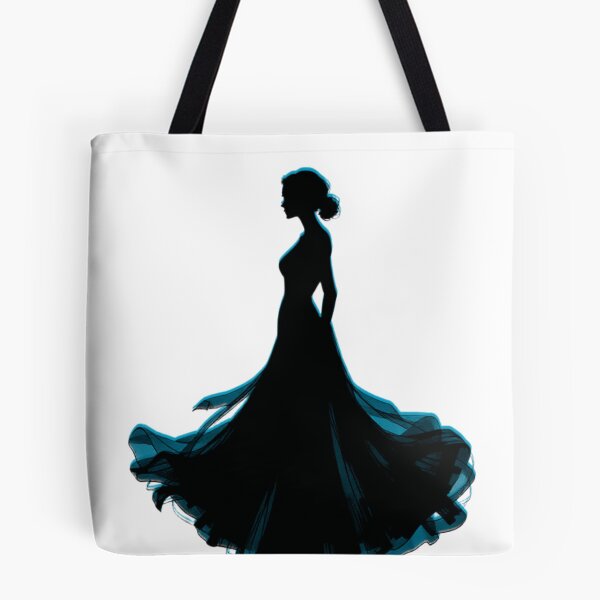 Item preview, a silhouette of a woman in a long dress designed and sold by B.P.Fashion.