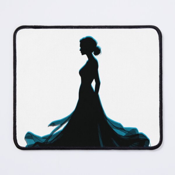 Item preview, a silhouette of a woman in a long dress designed and sold by B.P.Fashion.