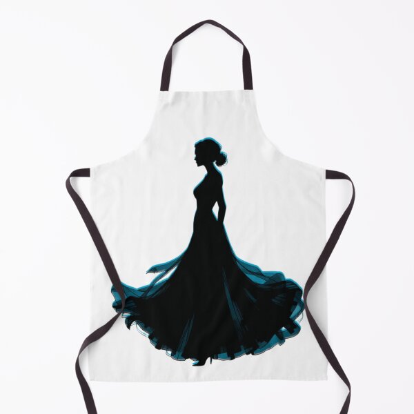 Item preview, a silhouette of a woman in a long dress designed and sold by B.P.Fashion.
