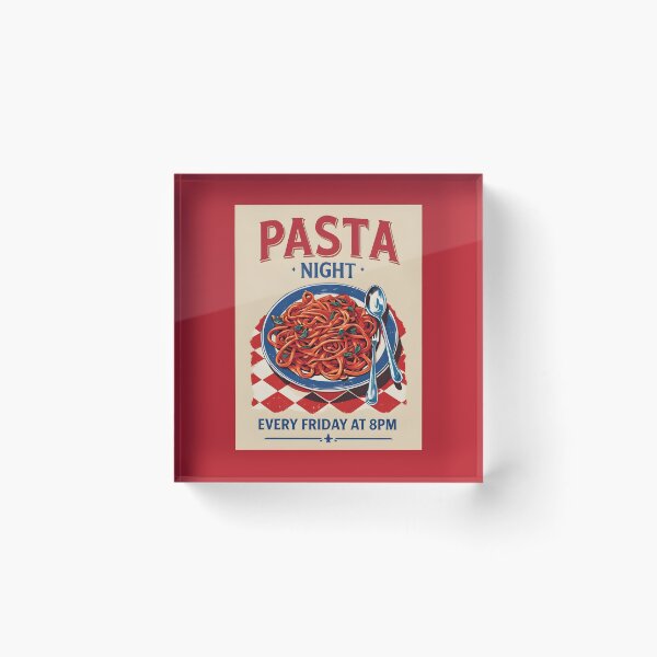 Item preview, Pasta Night  designed and sold by StudioRedKoala.