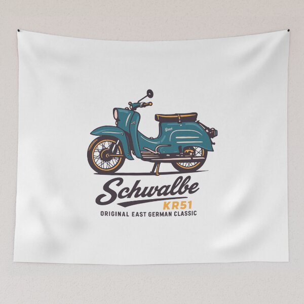 Item preview, Blue Simson Schwalbe KR 51 Original East German Classic designed and sold by Boogosh.