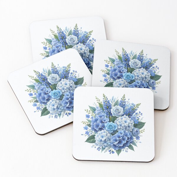 Item preview, Bluer than Blue Floral Collection - White & Blue Hydragea designed and sold by Dailywalker22.