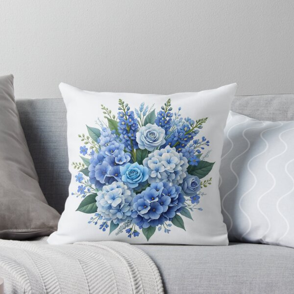 Item preview, Bluer than Blue Floral Collection - White & Blue Hydragea designed and sold by Dailywalker22.