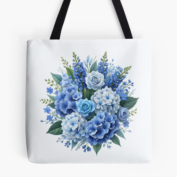 Item preview, Bluer than Blue Floral Collection - White & Blue Hydragea designed and sold by Dailywalker22.