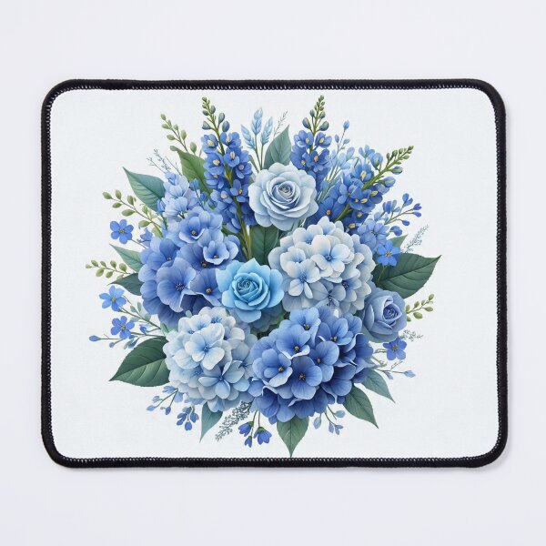 Item preview, Bluer than Blue Floral Collection - White & Blue Hydragea designed and sold by Dailywalker22.