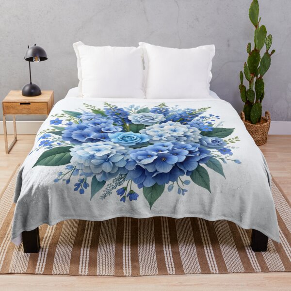 Item preview, Bluer than Blue Floral Collection - White & Blue Hydragea designed and sold by Dailywalker22.