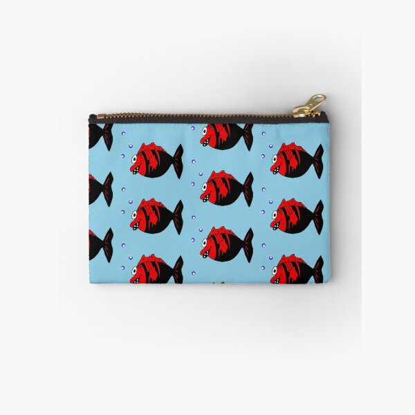 Item preview, Black and red funny fish  designed and sold by MNA-Art.