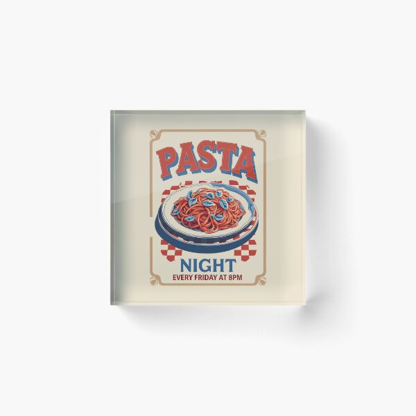 Item preview, Pasta Night  designed and sold by StudioRedKoala.