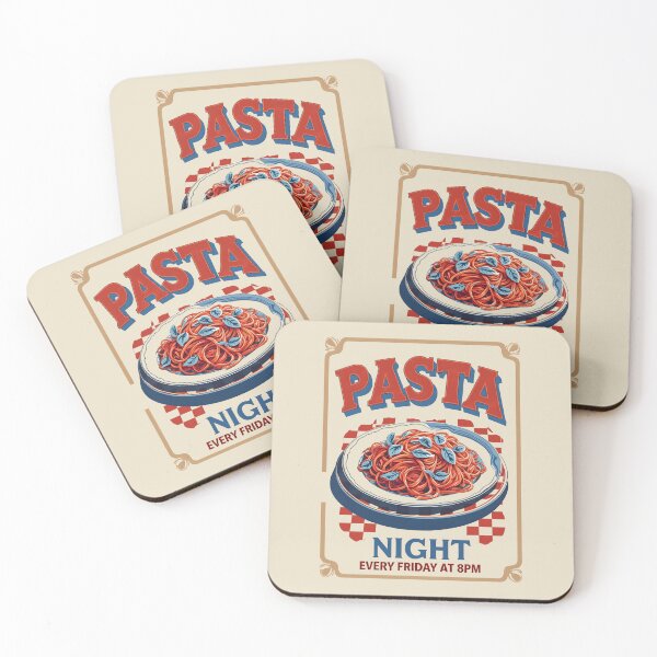 Artikelvorschau, Pasta-Nacht entworfen und verkauft von StudioRedKoala.