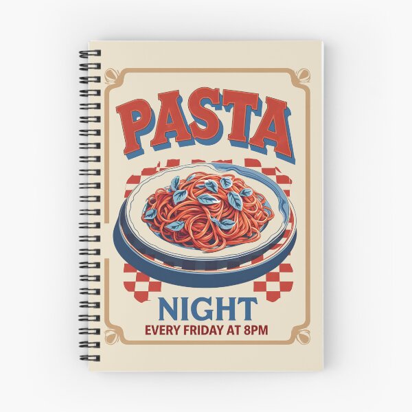 Artikelvorschau, Pasta-Nacht entworfen und verkauft von StudioRedKoala.