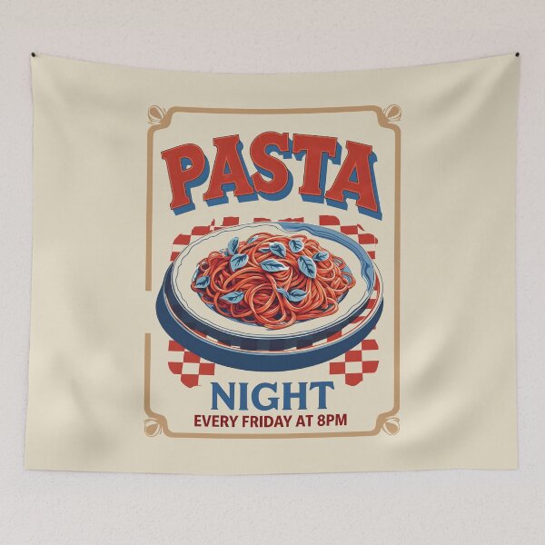 Item preview, Pasta Night  designed and sold by StudioRedKoala.