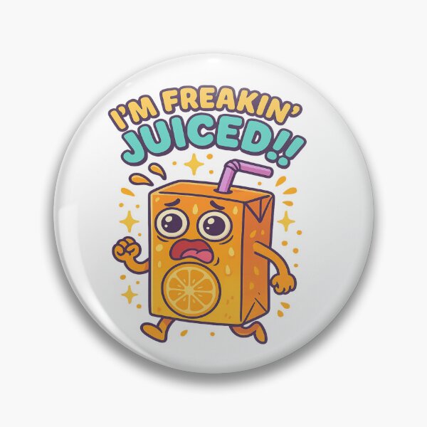 Item preview, I’m Freakin’ Juiced!! – Funny Cartoon Juice Box Design designed and sold by Art-Tacos.