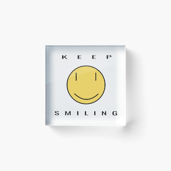 Item preview, Keep Smiling - Minimalist Happy Face Design designed and sold by vbertyVBX.