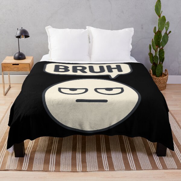 Item preview, Humorous Bruh Emoji Graphic Print Unisex designed and sold by ThreadQuirk.