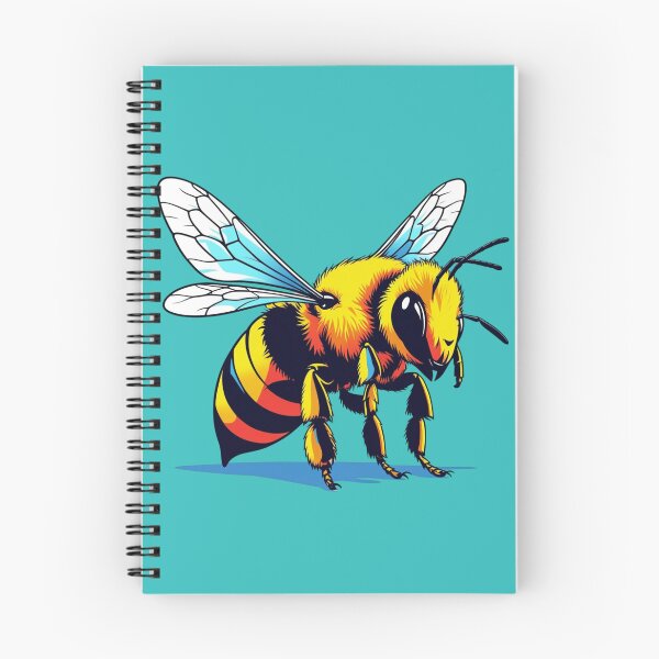 Item preview, Bold Neon Bee – Colorful Insect Pop Art Illustration designed and sold by BuzzyRush.