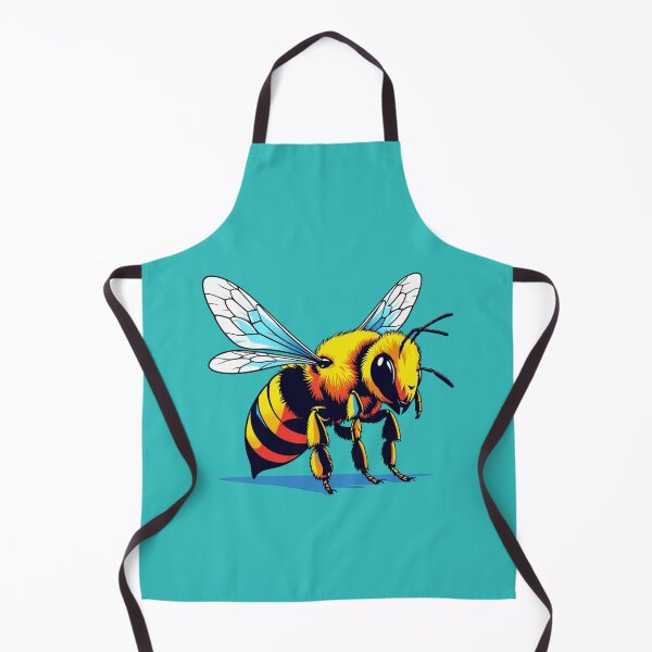 Item preview, Bold Neon Bee – Colorful Insect Pop Art Illustration designed and sold by BuzzyRush.