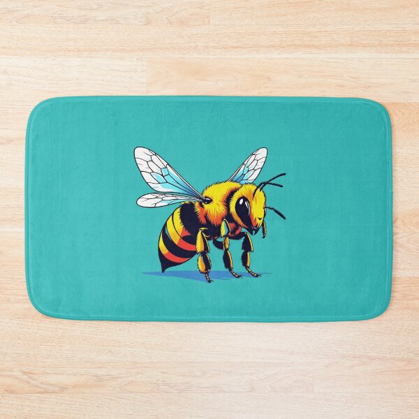 Item preview, Bold Neon Bee – Colorful Insect Pop Art Illustration designed and sold by BuzzyRush.