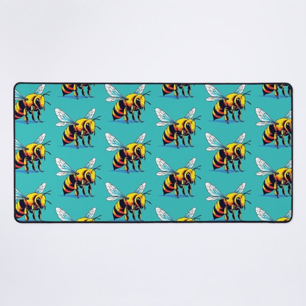 Item preview, Bold Neon Bee – Colorful Insect Pop Art Illustration designed and sold by BuzzyRush.