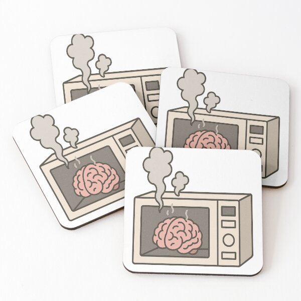 Item preview, Brain Overheating in Microwave of Anxiety designed and sold by Mental Geometry.