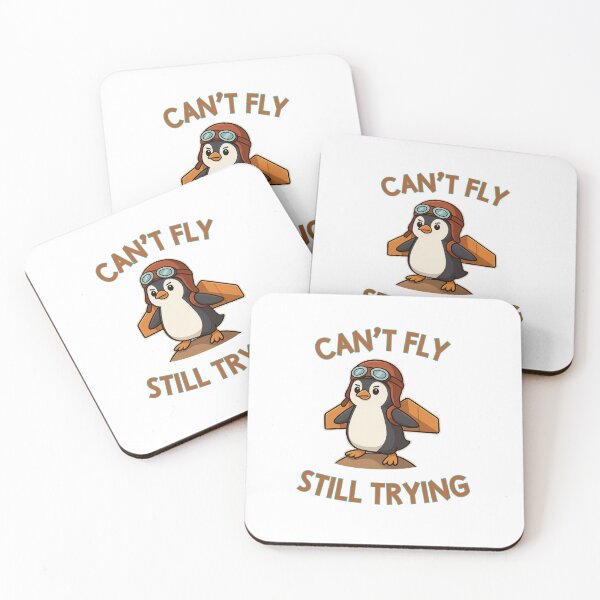 Item preview, Penguin Dreams: Still Trying to Fly designed and sold by Hamadamedo.