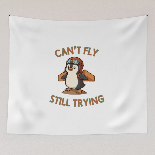 Item preview, Penguin Dreams: Still Trying to Fly designed and sold by Hamadamedo.