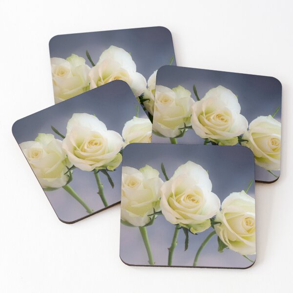 Item preview, Trio of White Roses designed and sold by JeanKellyPhoto.