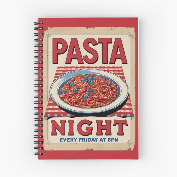 Artikelvorschau, Pasta-Nacht entworfen und verkauft von StudioRedKoala.