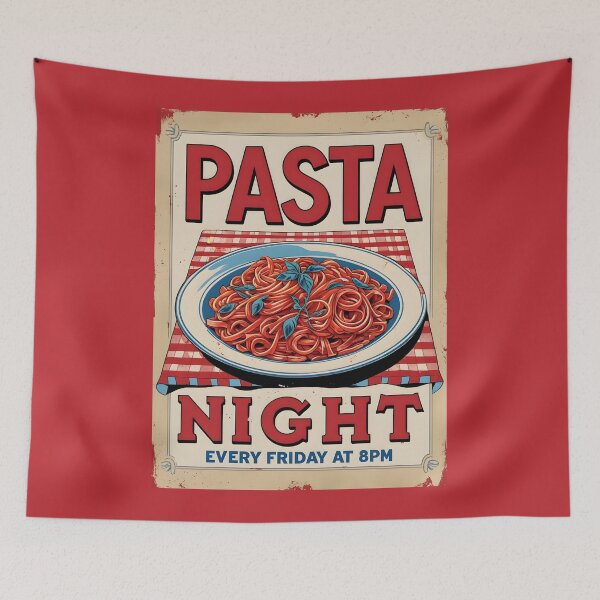 Item preview, Pasta Night  designed and sold by StudioRedKoala.
