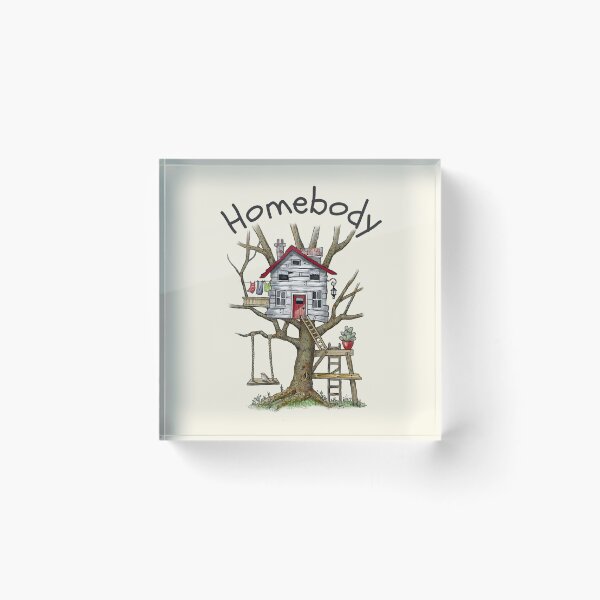 Item preview, Homebody, with Crooked Tree House, Swing, Laundry, Ladders designed and sold by JoyfulWhimsy.