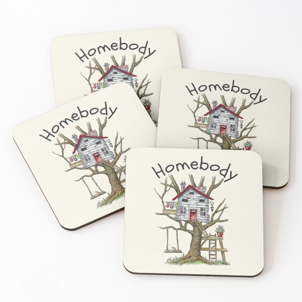 Item preview, Homebody, with Crooked Tree House, Swing, Laundry, Ladders designed and sold by JoyfulWhimsy.