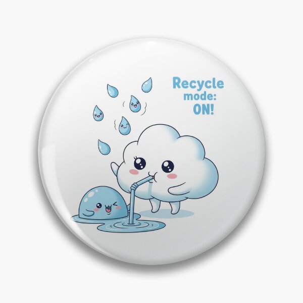 Item preview, Cloud's Thirsty Cycle: Water Fun! designed and sold by ericvonberner.