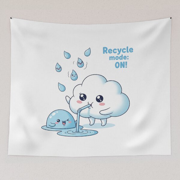 Item preview, Cloud's Thirsty Cycle: Water Fun! designed and sold by ericvonberner.