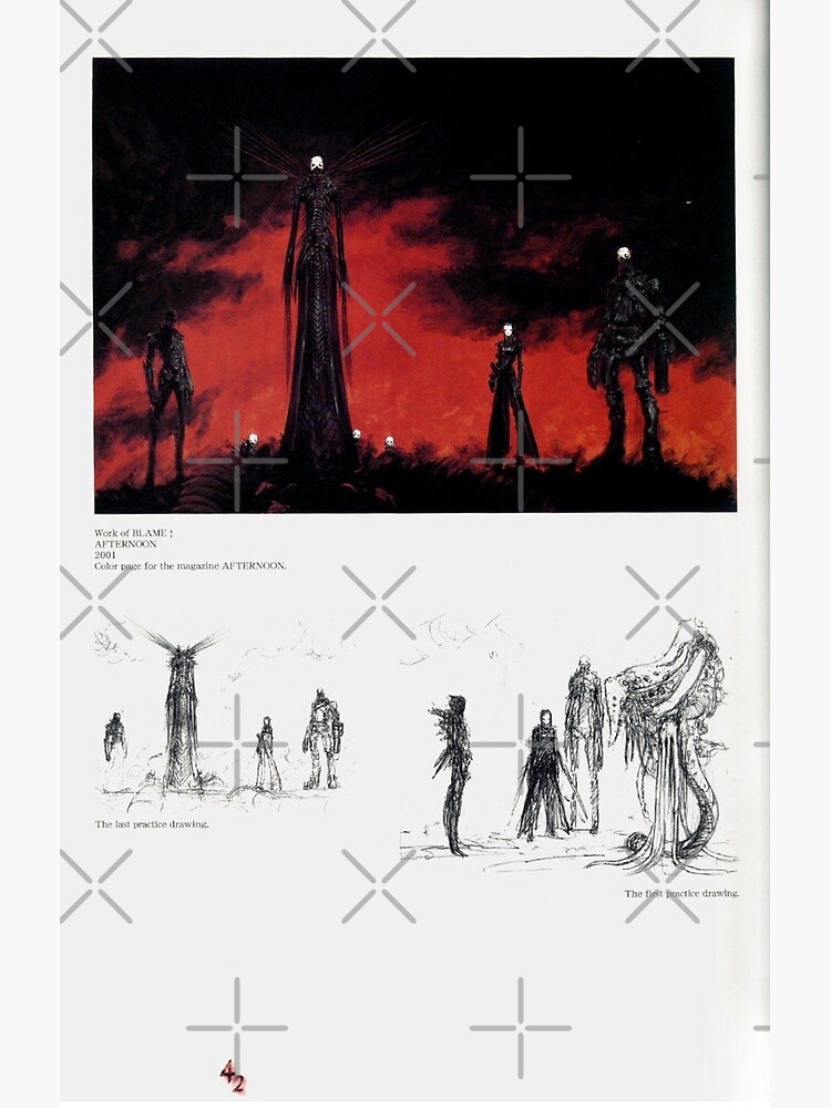 BLAME! Original Rough Concept Art