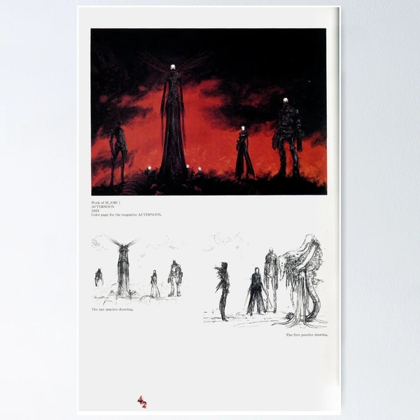 BLAME! Original Rough Concept Art