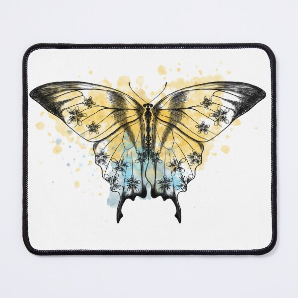 Item preview, Yellow butterfly, beautiful magical insects, butterfly, cicada, dragonfly, fly, magic, nature, healing, positive vibrations, support, good mood, wildlife designed and sold by ArtbySvetik.
