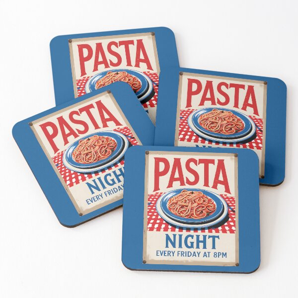 Artikelvorschau, Pasta-Nacht entworfen und verkauft von StudioRedKoala.