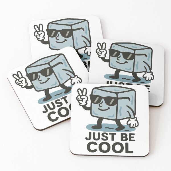 Item preview, Ice Cube Design Just Be Cool designed and sold by ThreadQuirk.