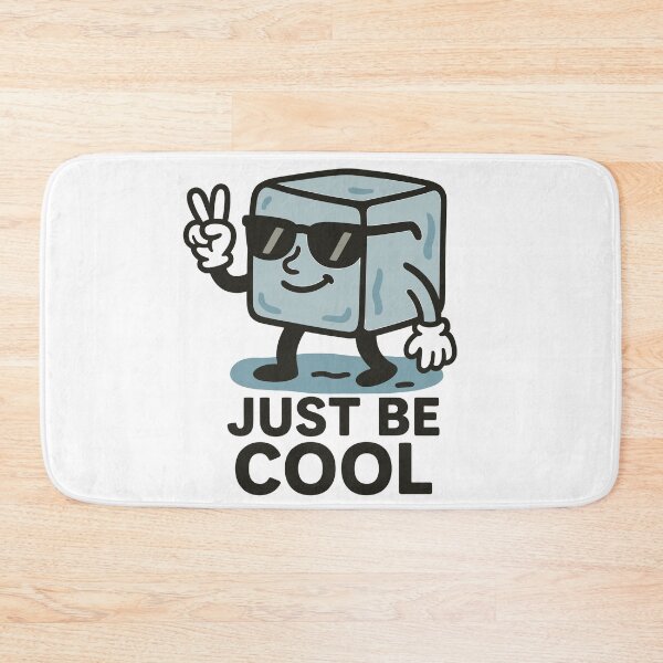 Item preview, Ice Cube Design Just Be Cool designed and sold by ThreadQuirk.