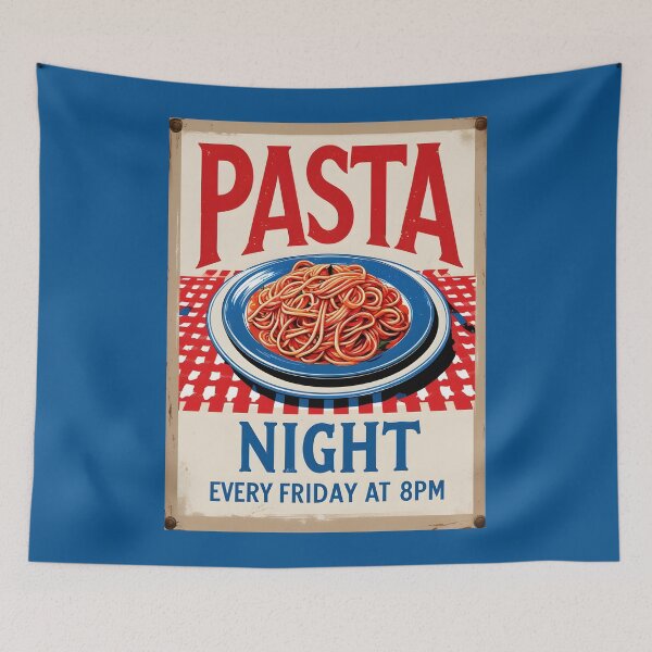Item preview, Pasta Night  designed and sold by StudioRedKoala.