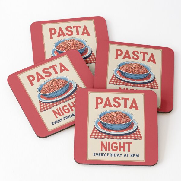Artikelvorschau, Pasta-Nacht entworfen und verkauft von StudioRedKoala.