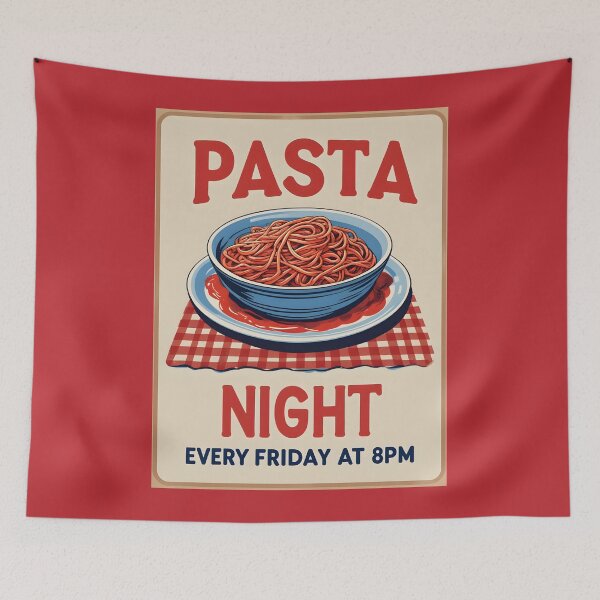 Item preview, Pasta Night  designed and sold by StudioRedKoala.