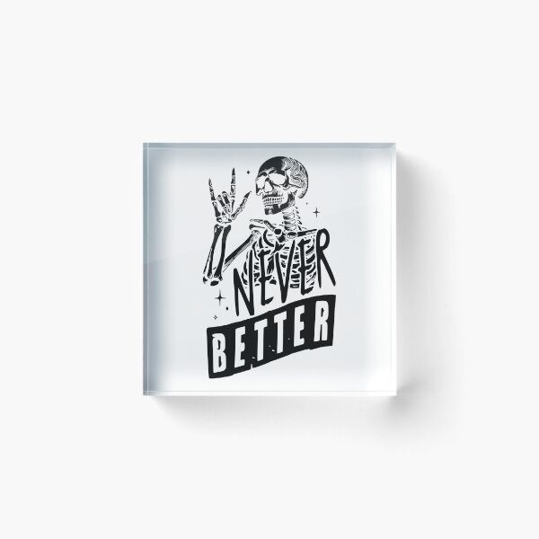 Item preview, Never Better designed and sold by wesdesignshop.