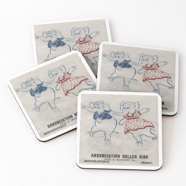 Item preview, Annunciation Roller Rink Minneapolis Minnesota Roller Skating Rink Sticker Decal Label designed and sold by tislord.