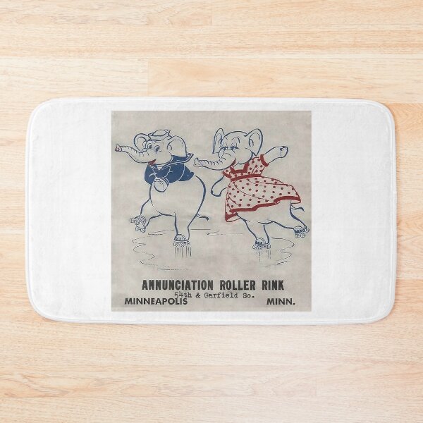 Item preview, Annunciation Roller Rink Minneapolis Minnesota Roller Skating Rink Sticker Decal Label designed and sold by tislord.