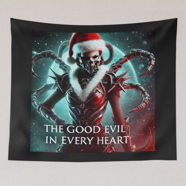 Item preview, Cybernetic Santa Alien Tentacles Moon designed and sold by Voodoo Store Paranormal Collections.