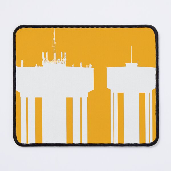 Item preview, Steel Town Water Towers, Corby, Northamptonshire, UK - White-Yellow designed and sold by Kate Anderson Art.