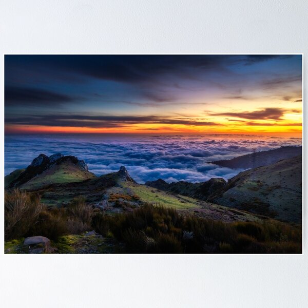 Item preview, Amazing Sunset over the Clouds designed and sold by ADphoto.